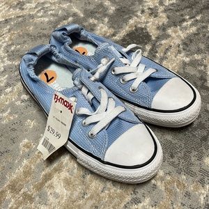 Converse shoreline Blue slip on sneakers 7